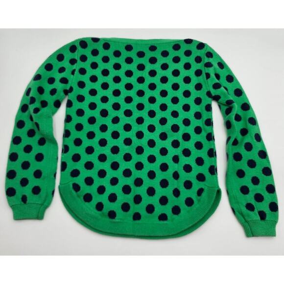 GapKids Girl's 6/7 Green and Navy Blue Turtleneck NWT and Polkadot Sweater GUC - Picture 7 of 16